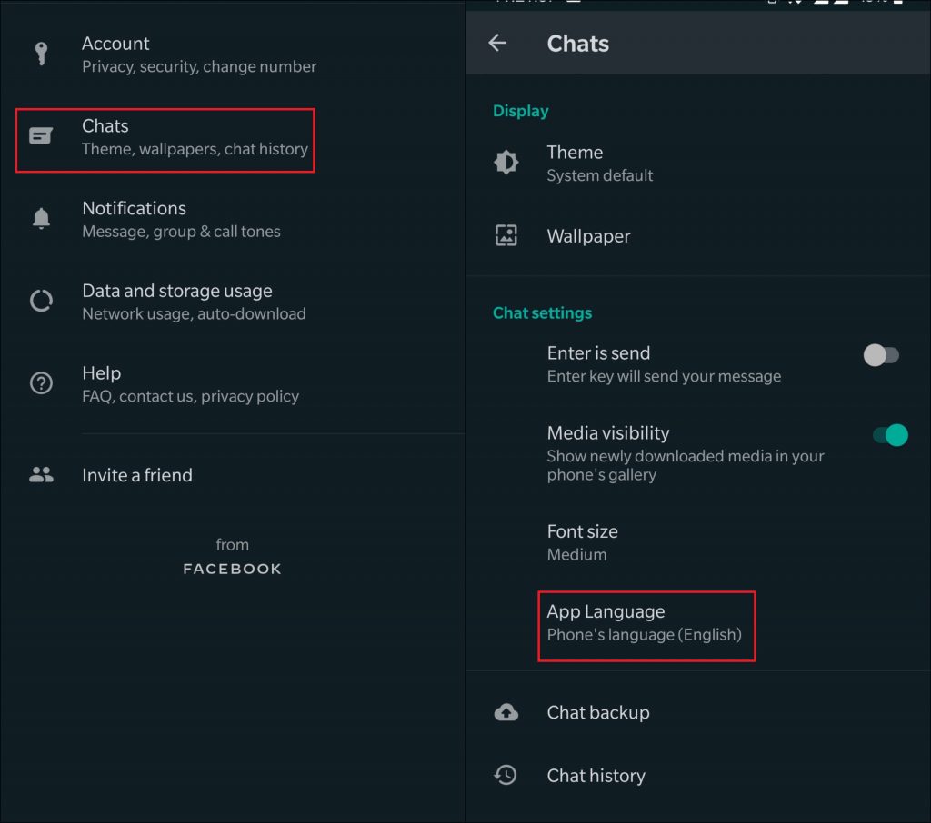 How to Change Language on WhatsApp