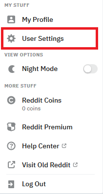Change Reddit Display Name