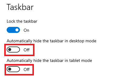 How to Hide Taskbar in Windows 10