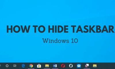 How to Hide Taskbar in Windows 10