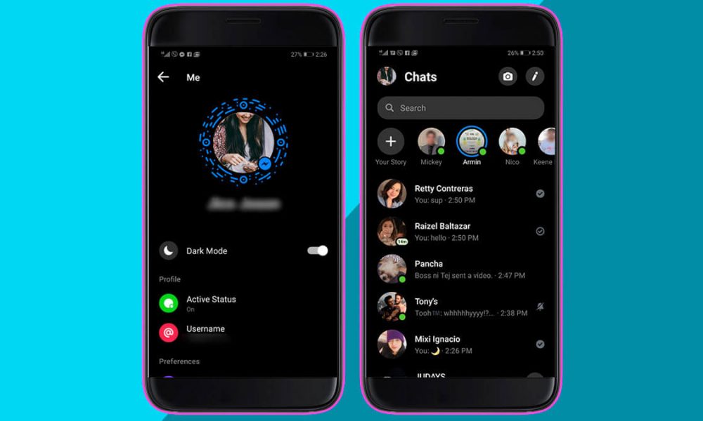 Messenger Dark Mode