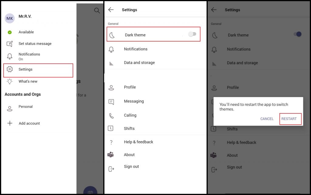 How to Enable Dark Mode on Microsoft Teams - 45