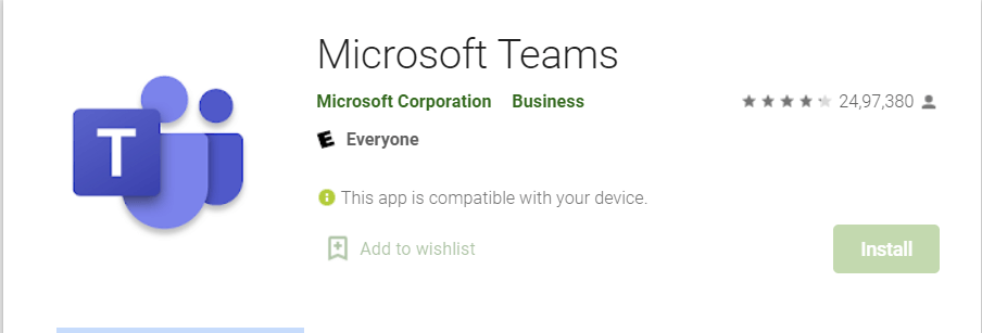 Chromecast Microsoft Teams
