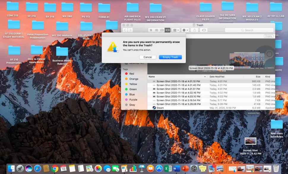 Delete app on Mac
