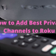 Add Best Private Channels to Roku