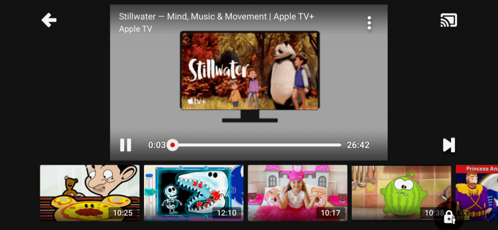 Chromecast YouTube Kids Using Android/iPhone