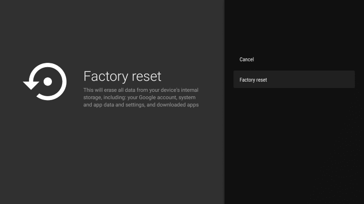 Factory Reset