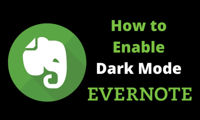 evernote dark mode