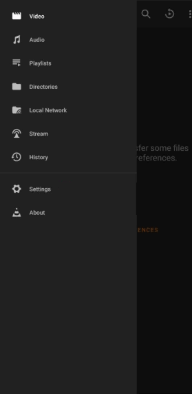 VLC Dark Mode on Android