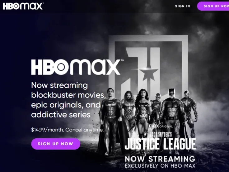 Sign in to HBO Max site