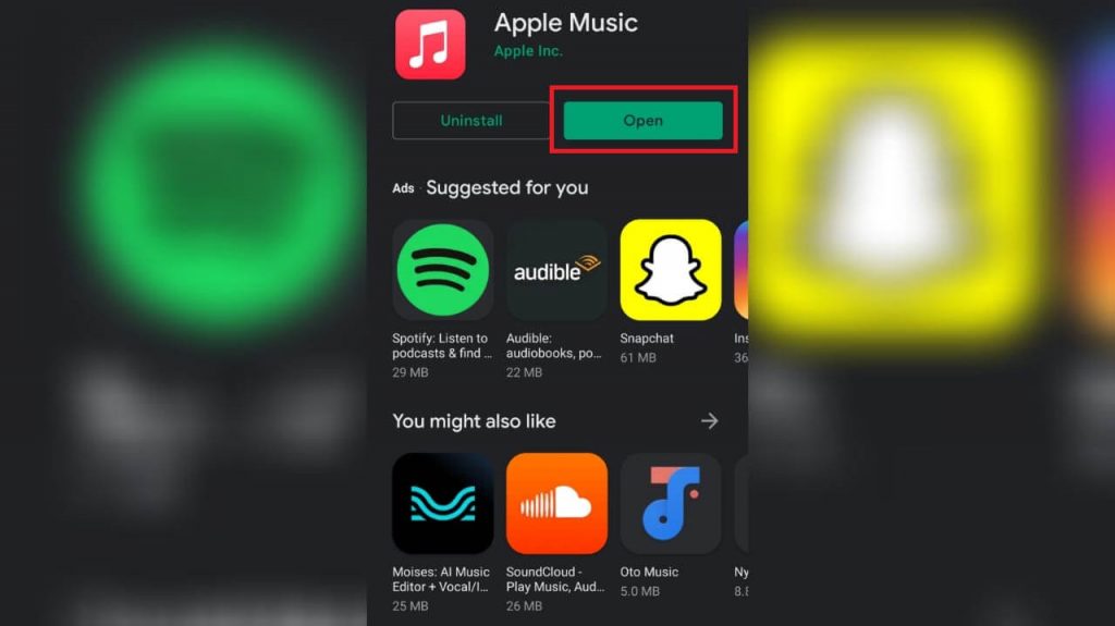 Launch Apple Music
