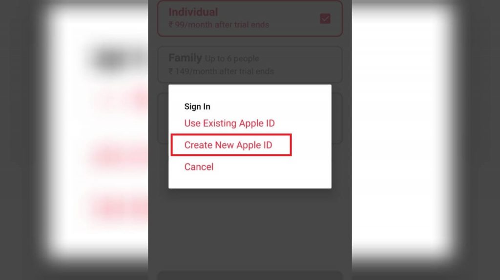 Create Apple ID