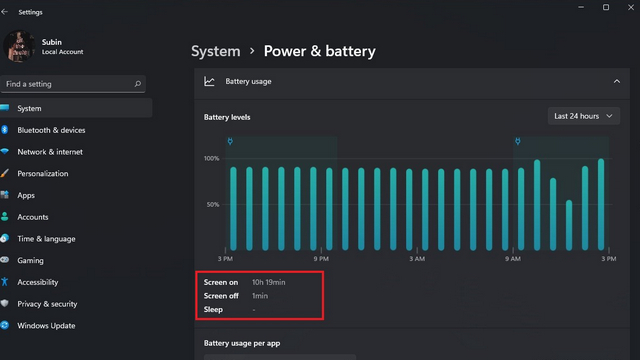 How to Check Screen On Time in Windows 11 - 28