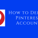 How to Delete Pinterest Account