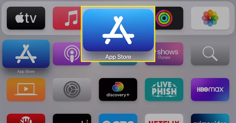 Select the App Store.