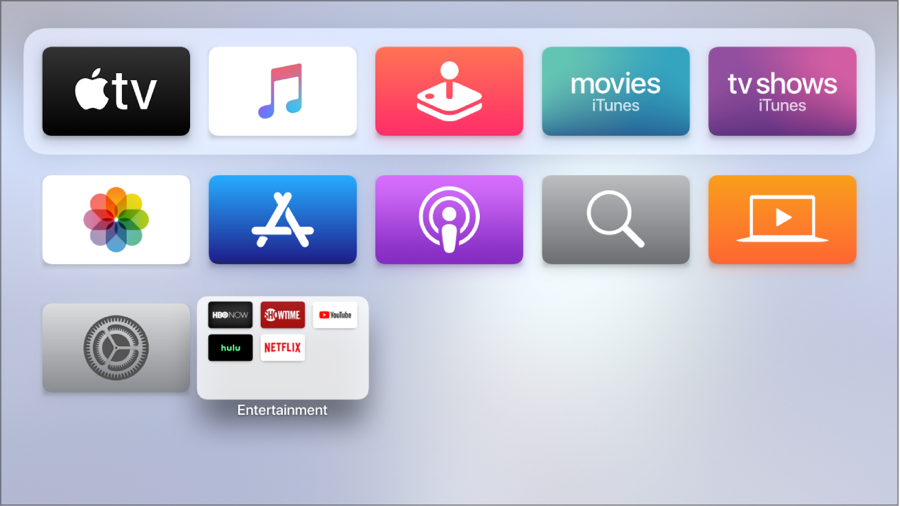 Select the App Store to get Funimation on Apple TV.