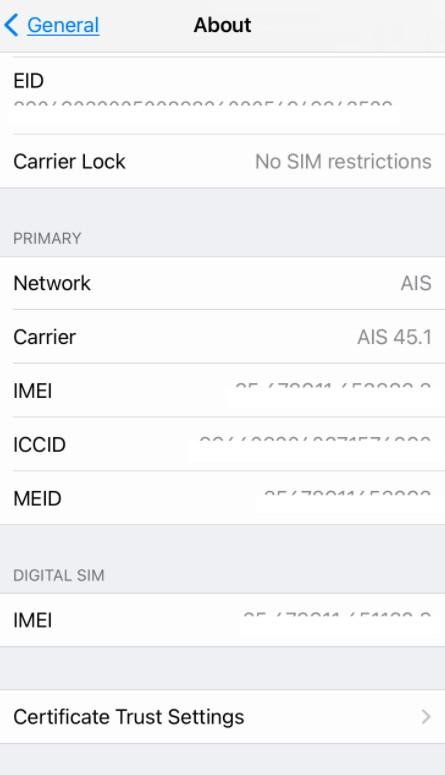 How to Find IMEI on iPhone