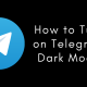 Telegram Dark mode
