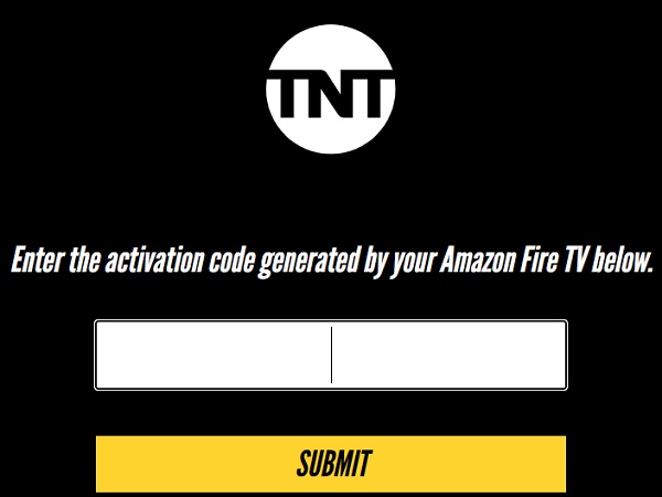Click on Submit to Activate TNT on Firestick.