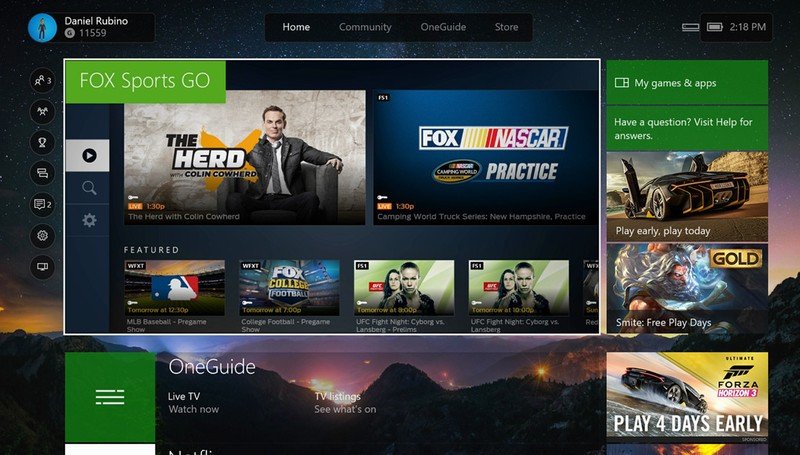 Install Fox Sports on Xbox One