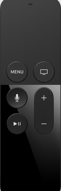 Press Menu and up button to Pair Apple TV Remote