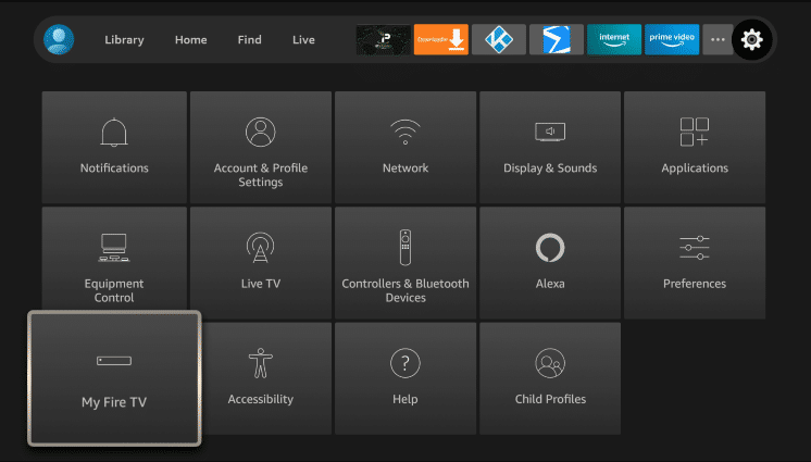 Select My Fire TV to install SoundCloud on Firestick 