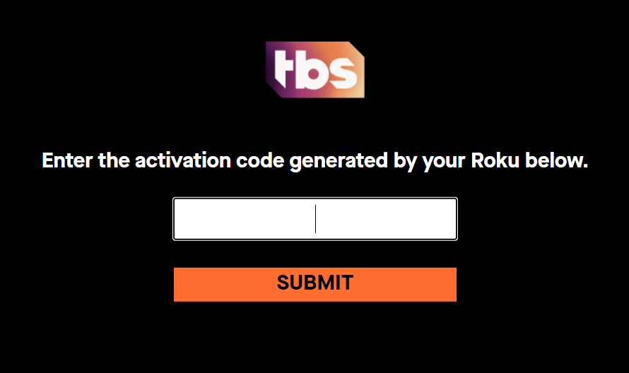 Enter Activation code and select Submit