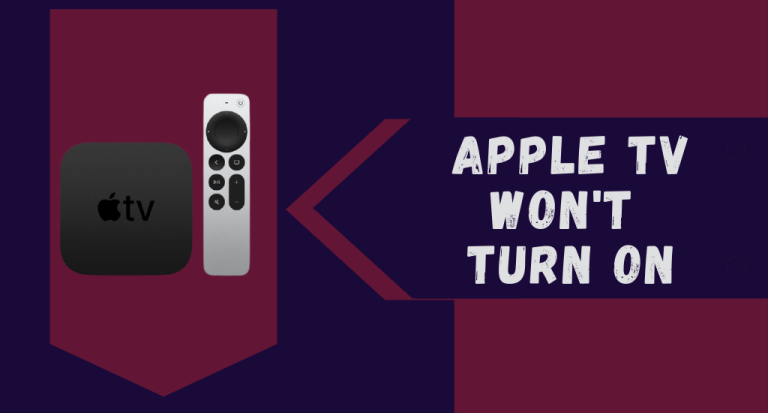 Apple TV wont turn on