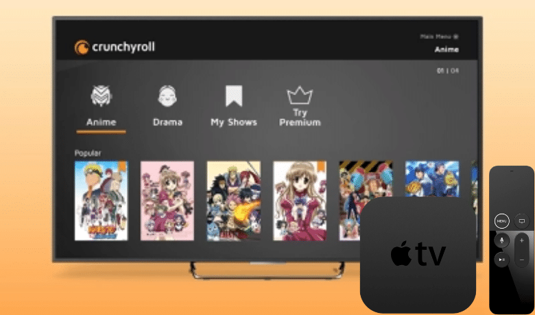 How to and Stream Crunchyroll on Apple TV -