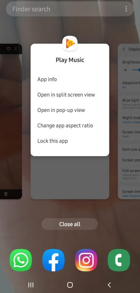 Select Open in Split screen view.