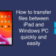 Transfer Files from PC to iPad