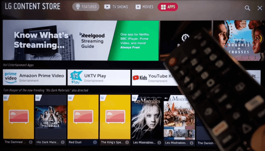 click on apps to activate movies anywhere 