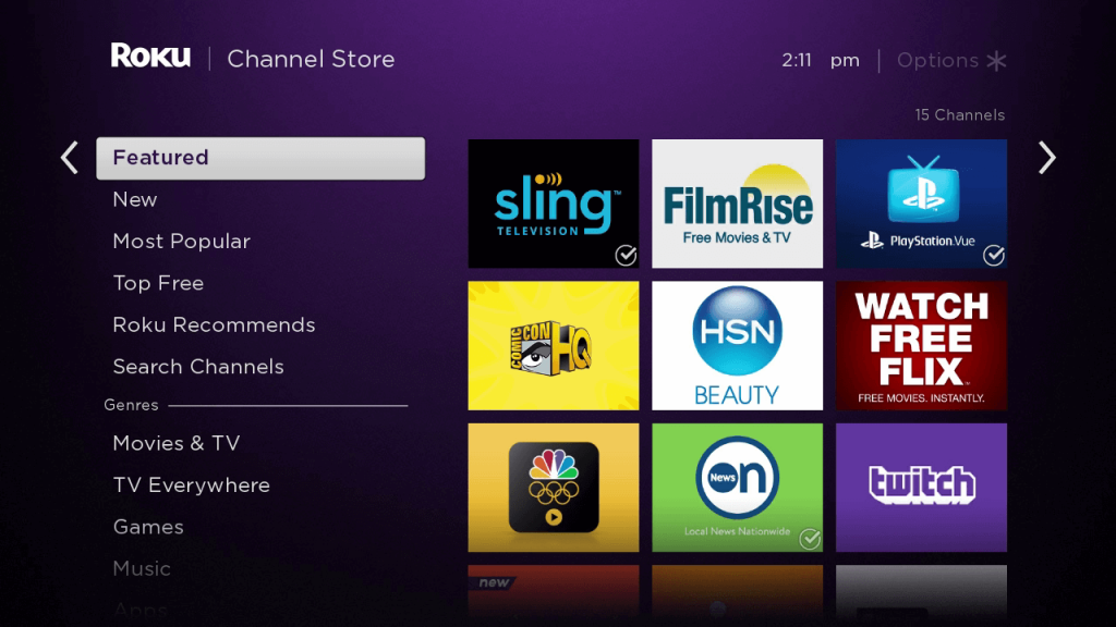 tap search channels to activate movies anywhere 