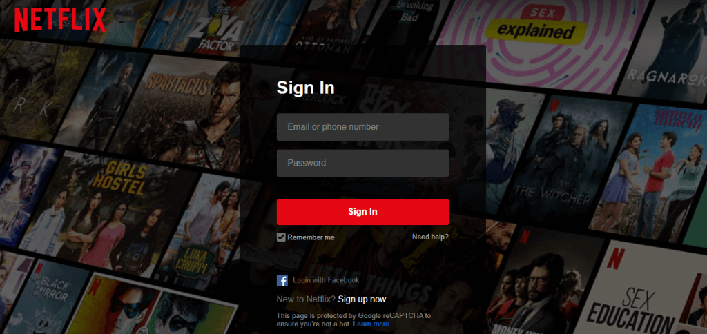 click sign in and enter your details 