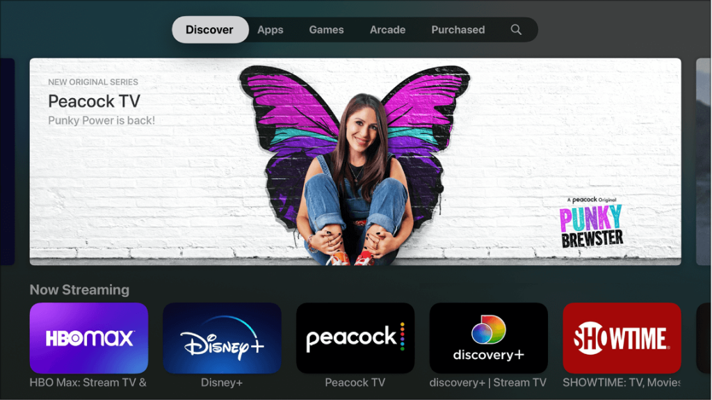 click search to activate peacock TV 