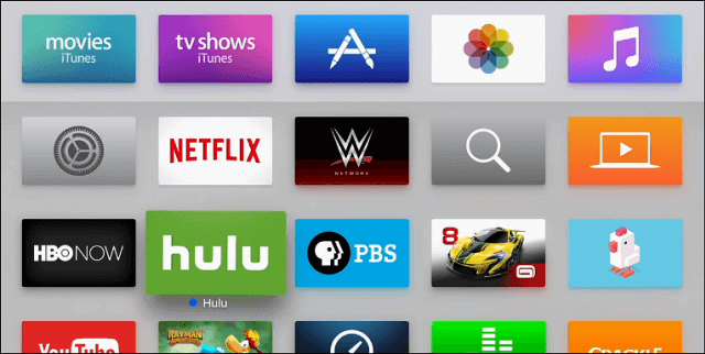open app store on your Apple TV 