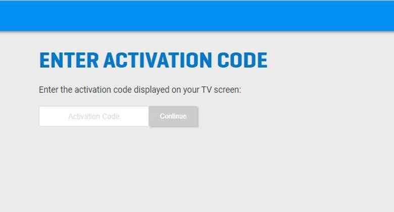 enter the code to activate NCAA app 