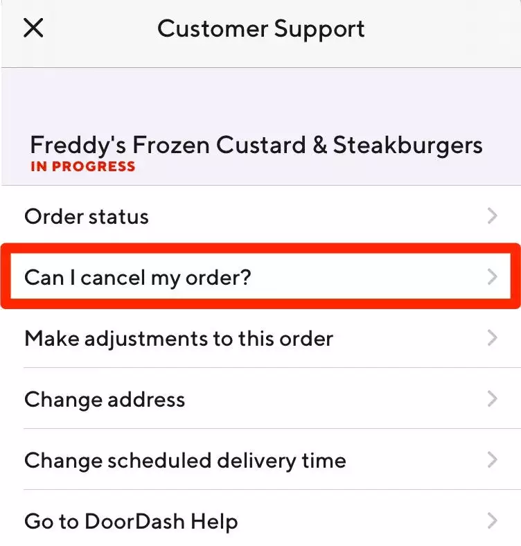 Select can I Cancel my Order?