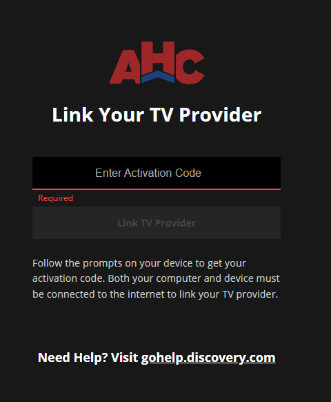 activate ahc go channel 
