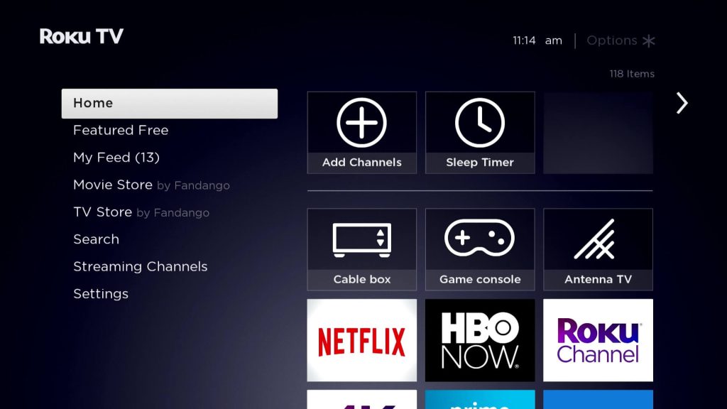 tap search to install and Activate CBS Sports on roku