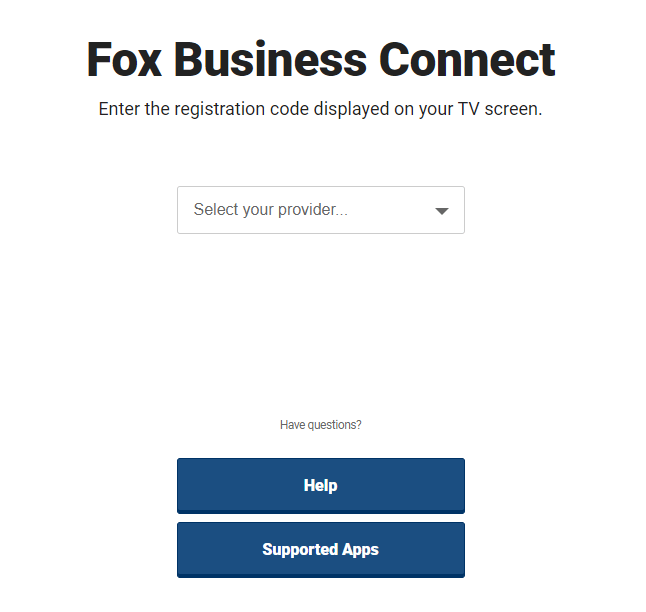 activate fox business network 