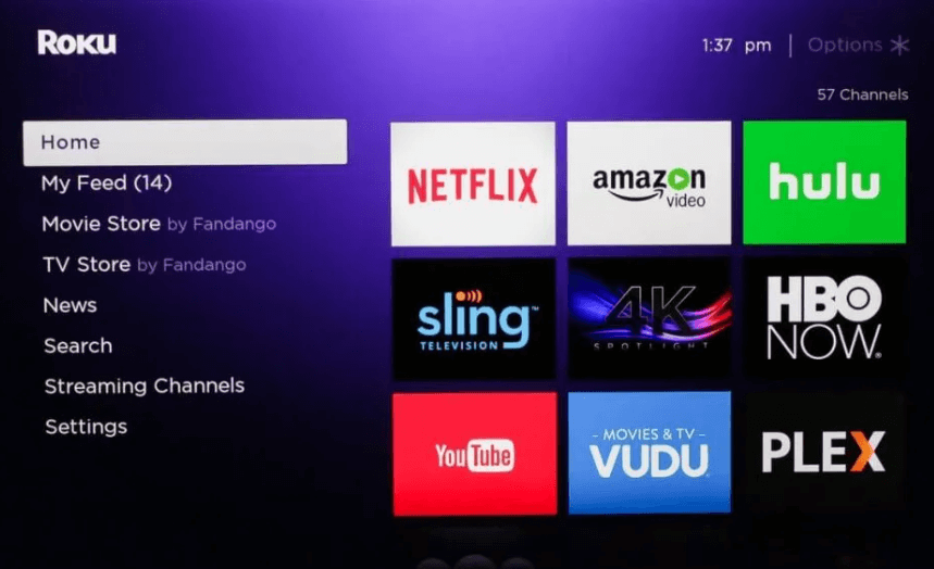 tap search to Activate HBO NOW on Roku 