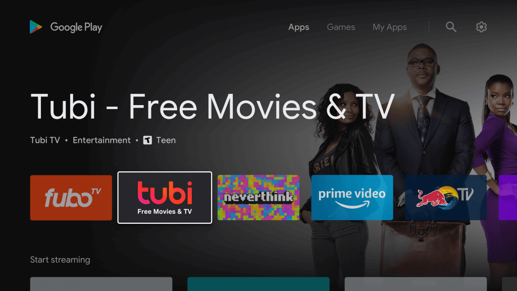 open play store to Activate HBO NOW on android tv 