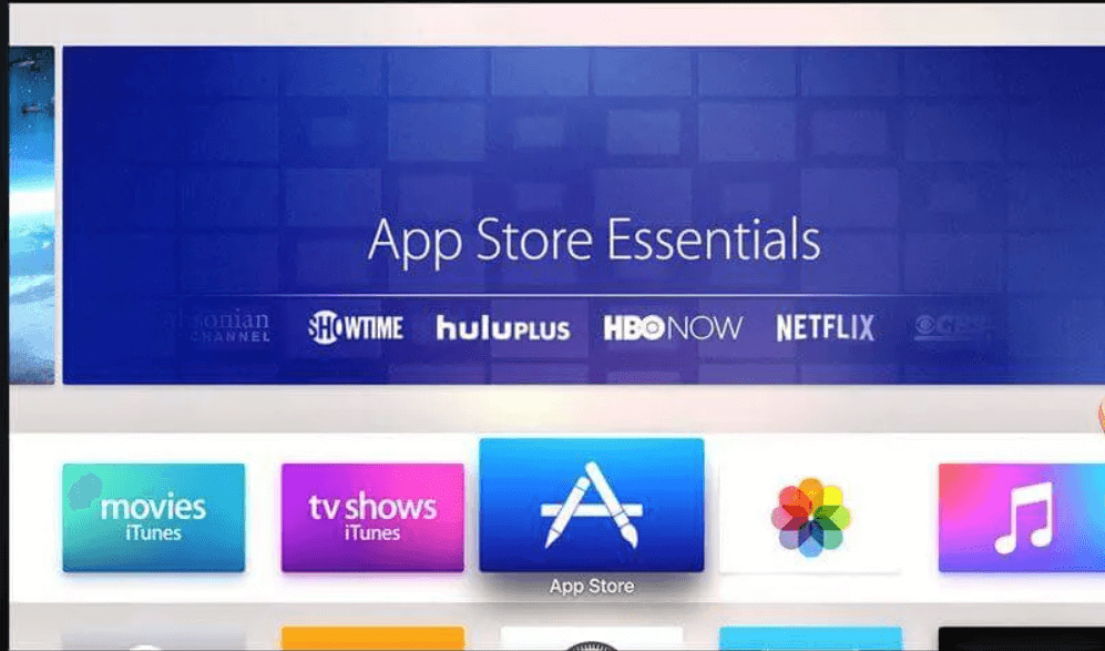 open app store on apple tv 