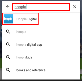 Search Hoopla Digital