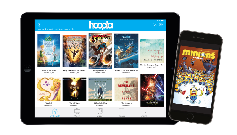 Hoopla Digital for iPhone and iPad