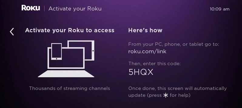 activate my Roku TV 