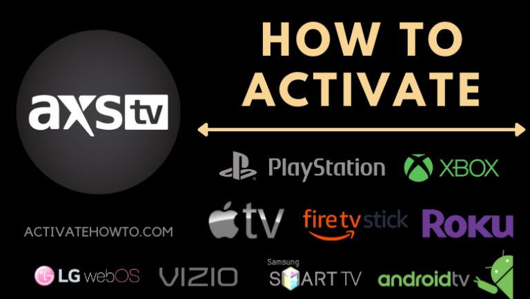 Activate AXS TV