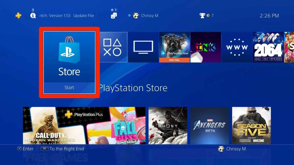 select store to Activate PlayStation Plus
