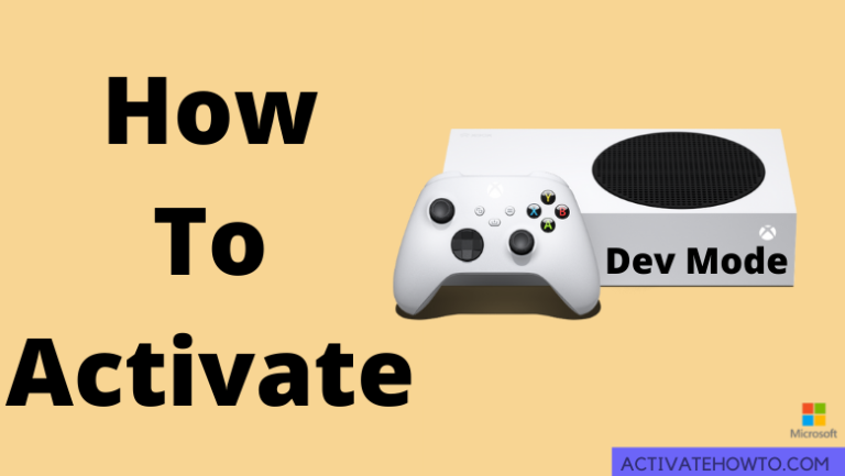 Activate Xbox Dev Mode